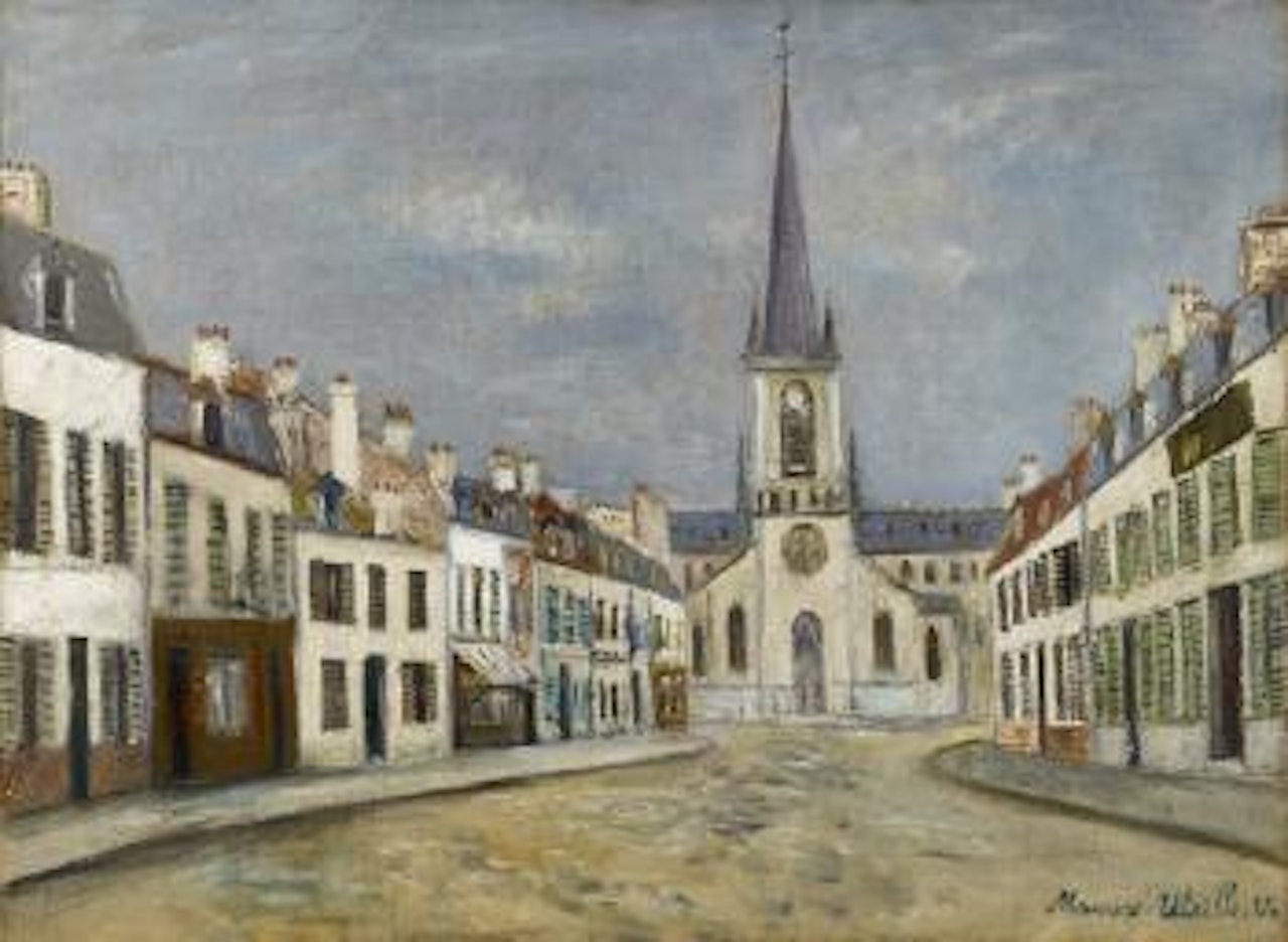 Église de village by Maurice Utrillo