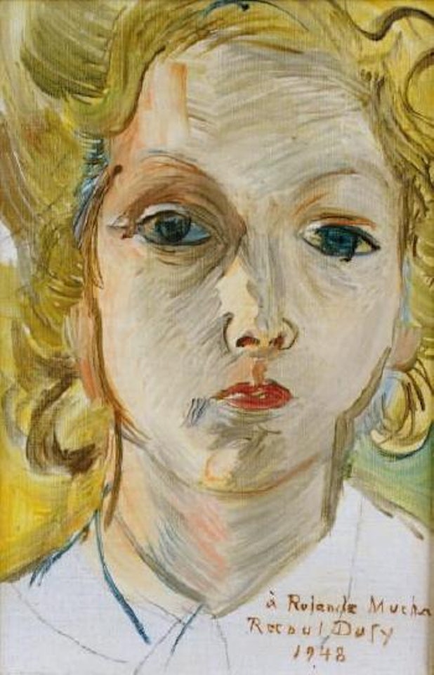 Portrait de Madame Rolande Mucha by Raoul Dufy