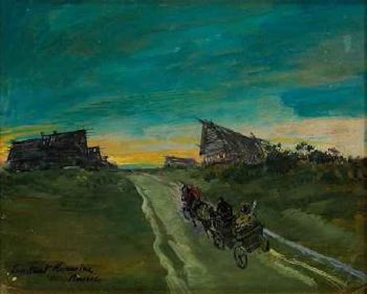 Auf der Jagd by Konstantin Alekseevich Korovin