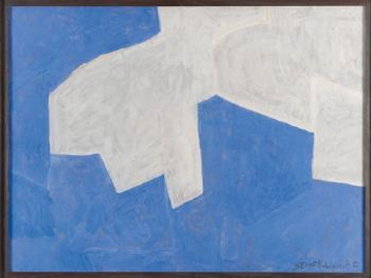 Composition bleue et blanche by Serge Poliakoff