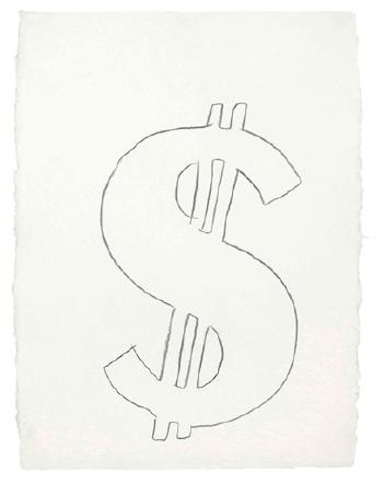 Dollar Sign by Andy Warhol