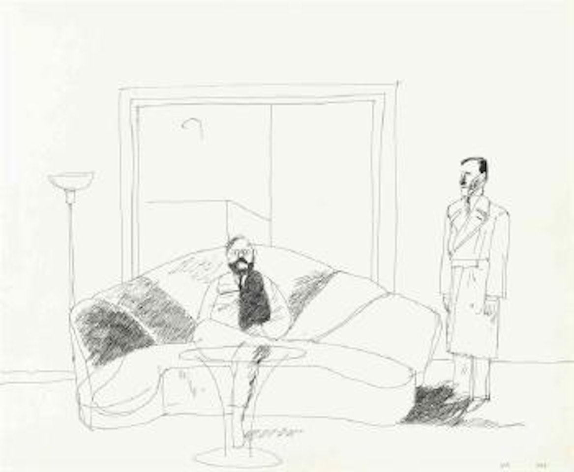 Henry Geldzahler and Christopher Scott by David Hockney