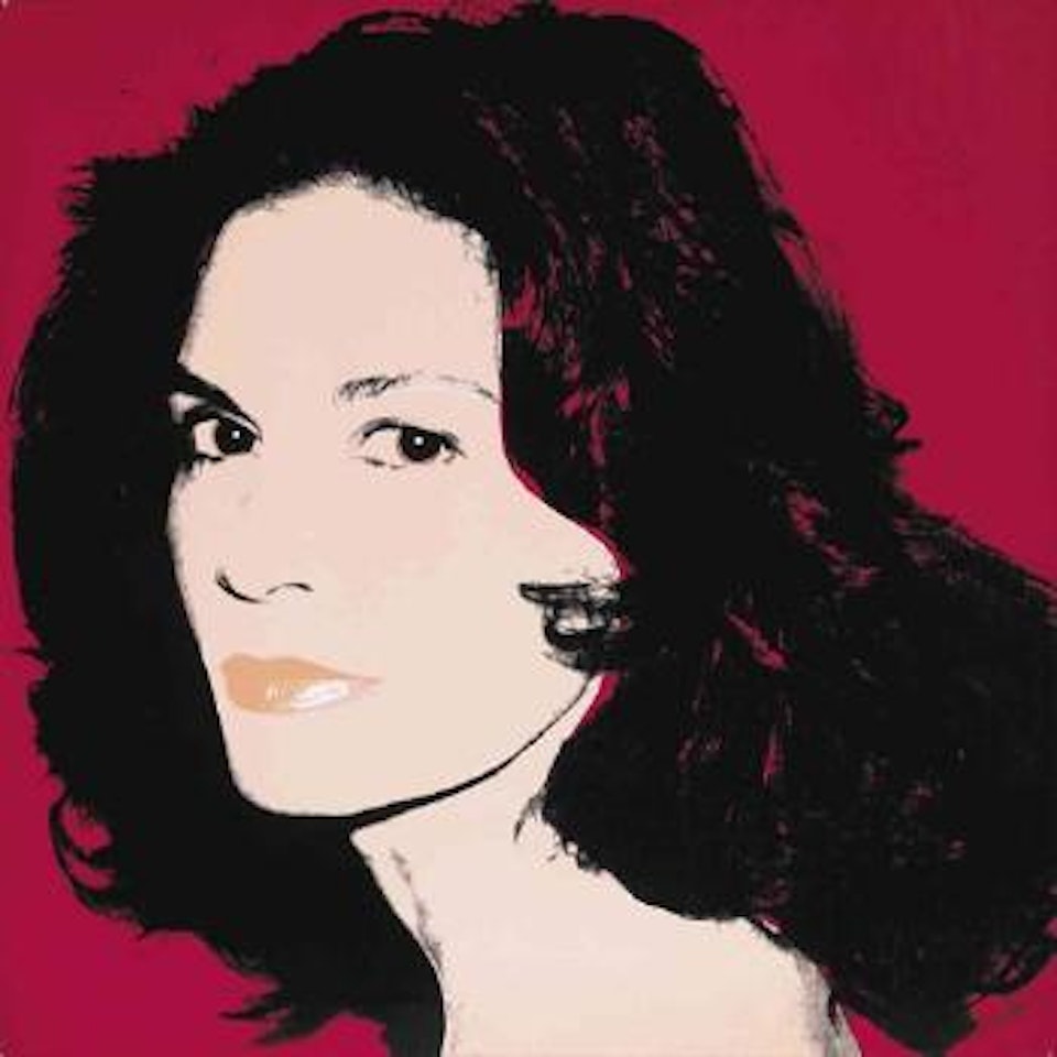 Portrait of Florinda Bolkan by Andy Warhol