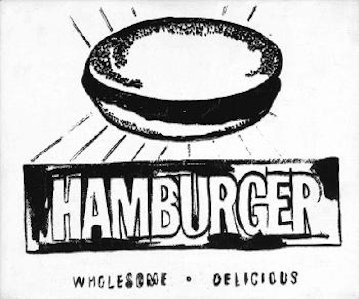 Hamburger by Andy Warhol