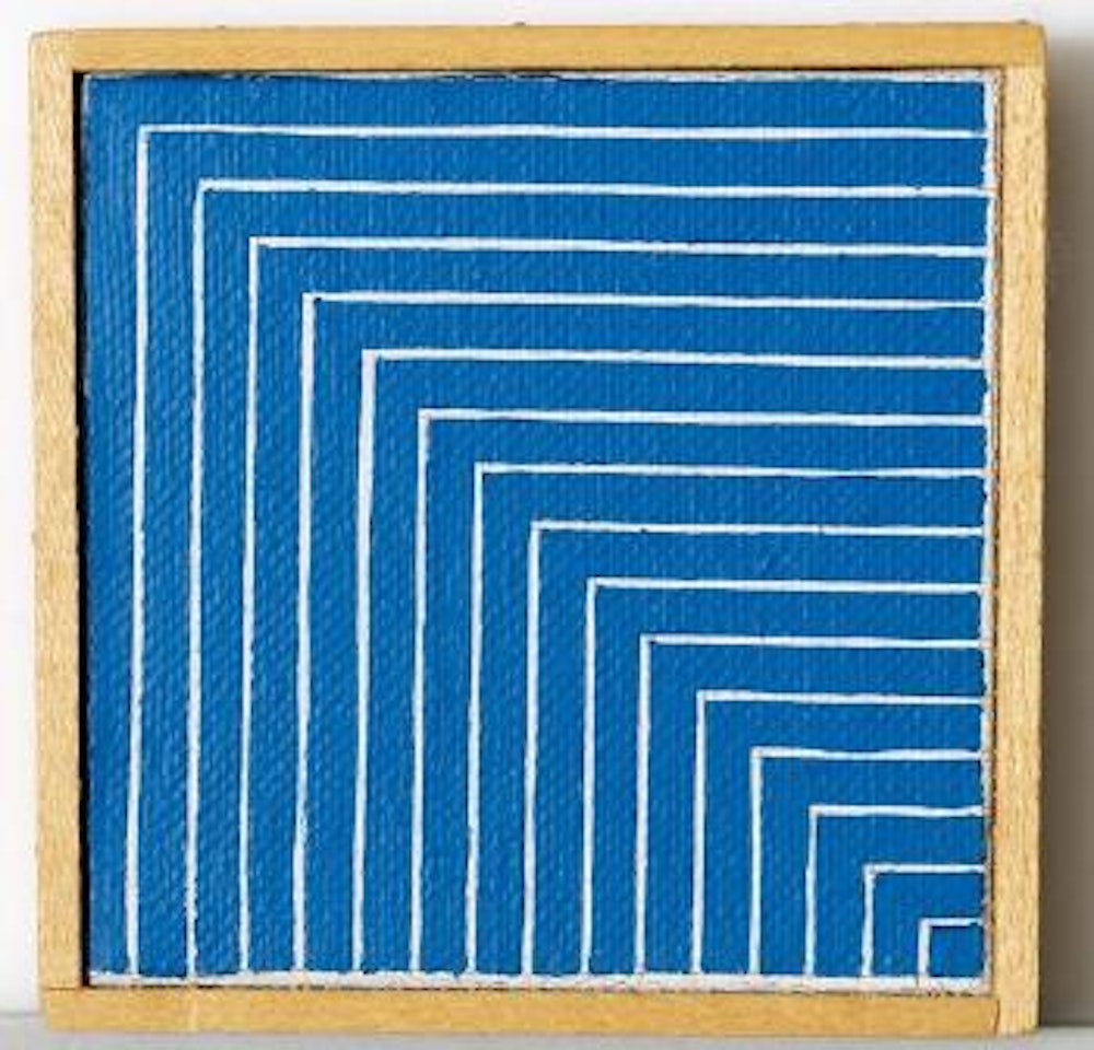 Frank Stella, Blue R86-183E. Red. Blue R86-180E. Red R86-182E by Richard Pettibone