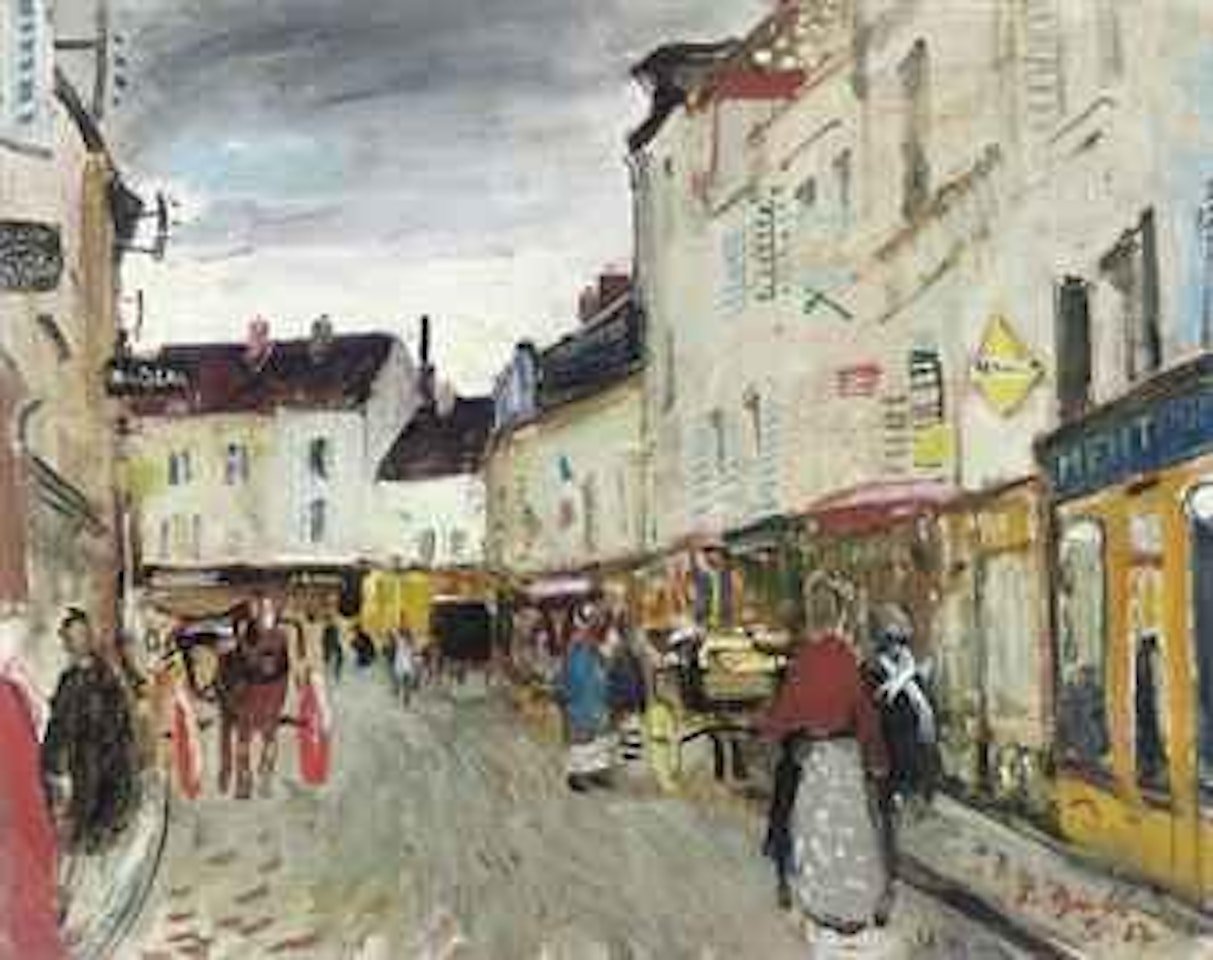 Rue de Senlis by François Gall