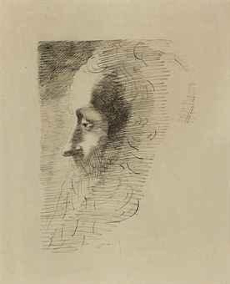 À la Vieillesse, Portrait de Bresdin by Odilon Redon