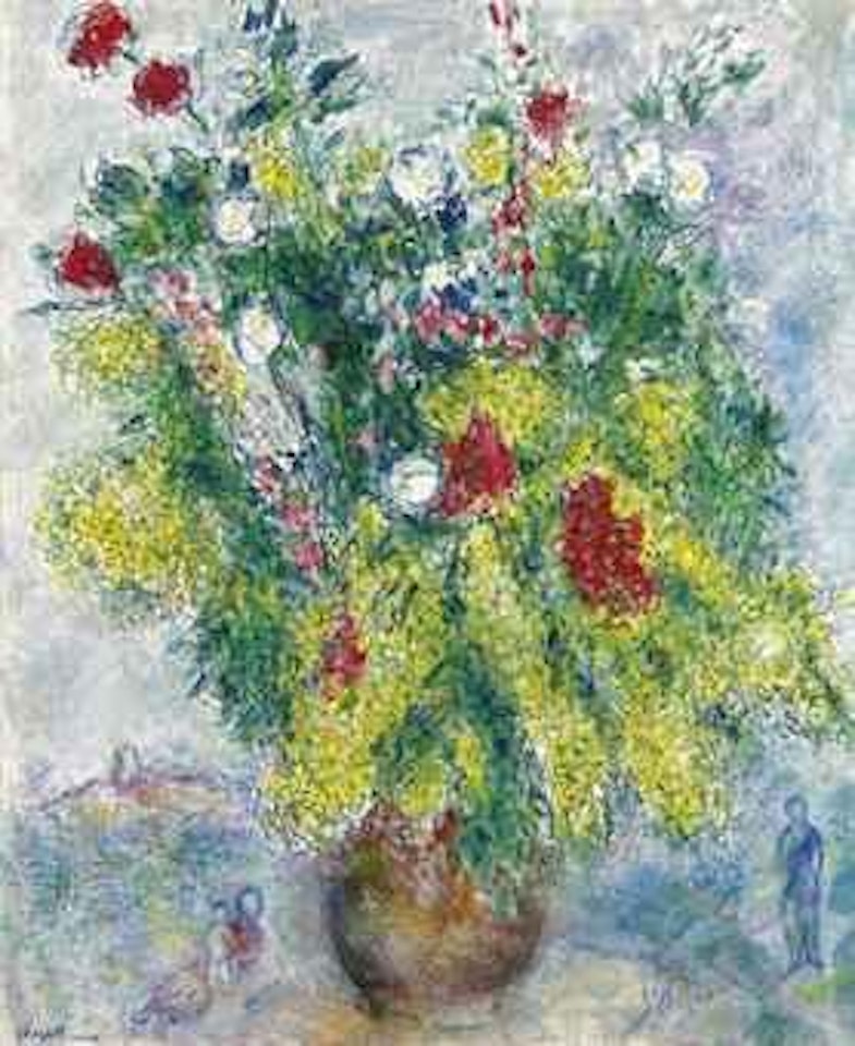 Mimosas aux fleurs by Marc Chagall