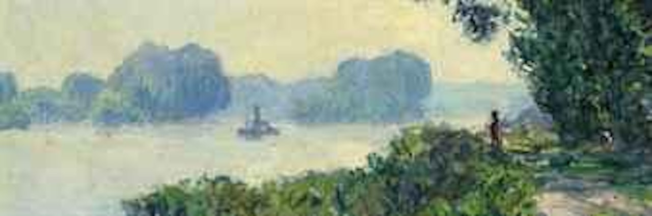 Le chemin de halage à Granval by Claude Monet