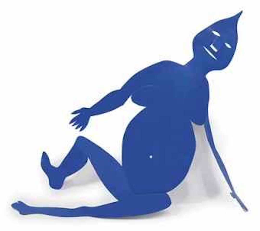 Critter Bleue Assise by Alexander Calder