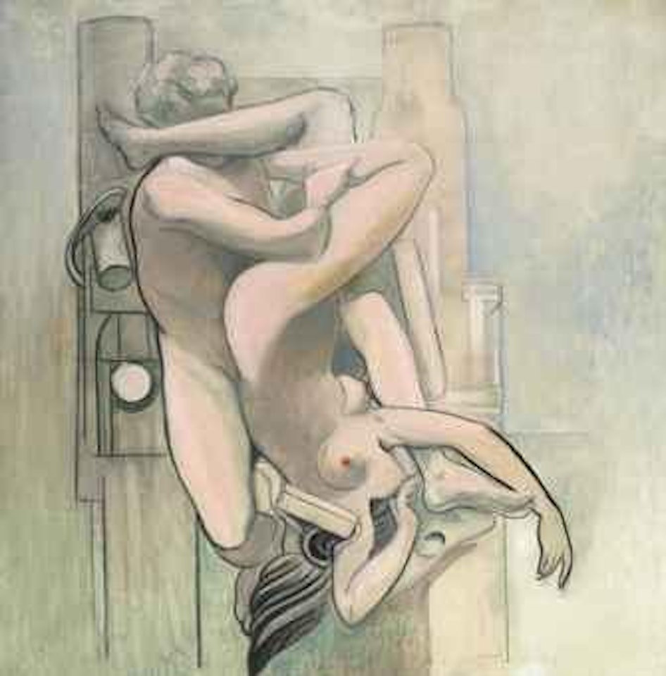 La chute de l'ange by Max Ernst