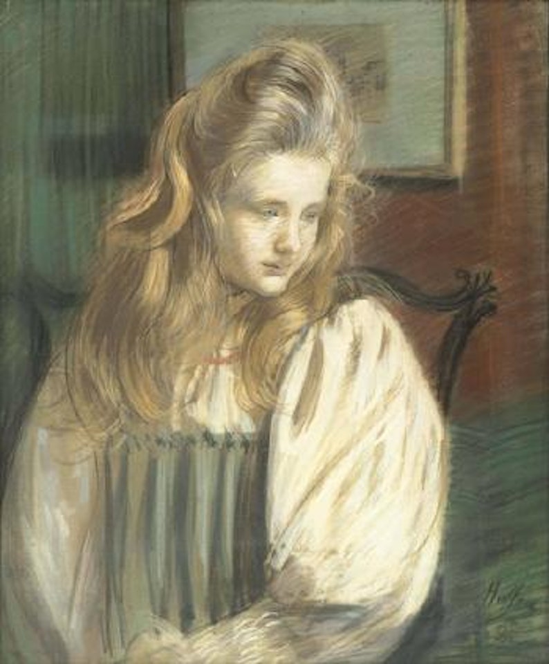 Portrait of Jessie Margery Dunthorne by Paul César Helleu