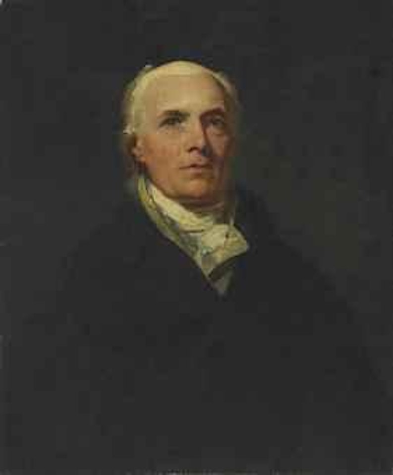 Portrait of a gentleman, half-length, in a black coat by Sir Thomas Lawrence
