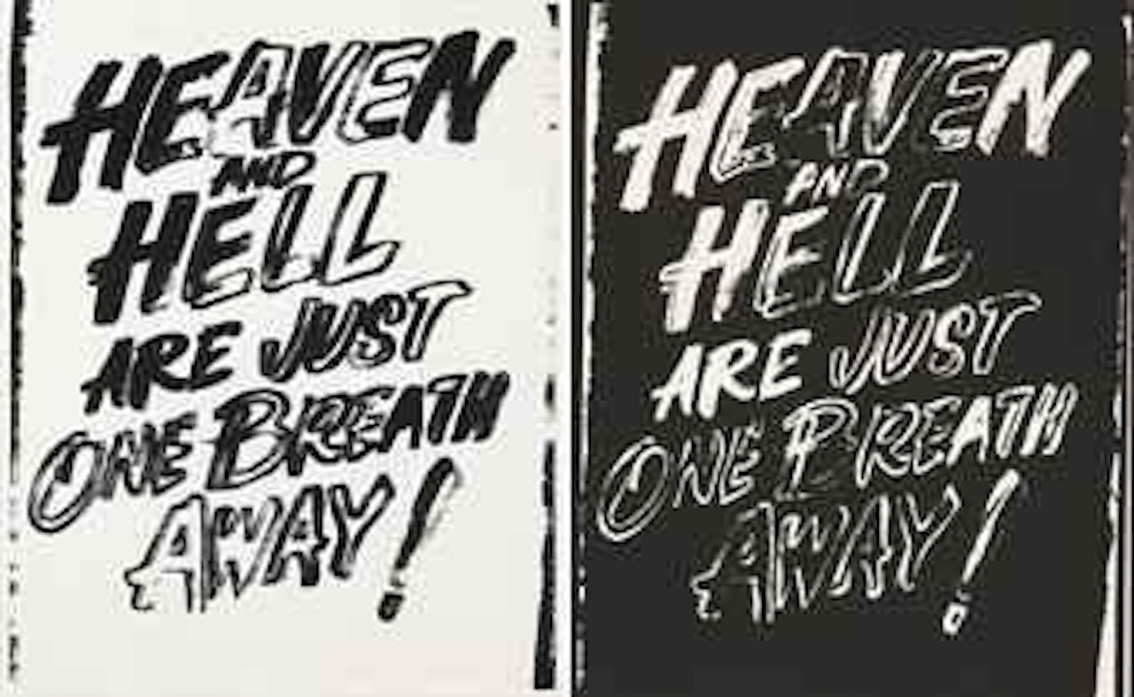 Heaven and Hell are Just One Breath Away! (Positive) by Andy Warhol