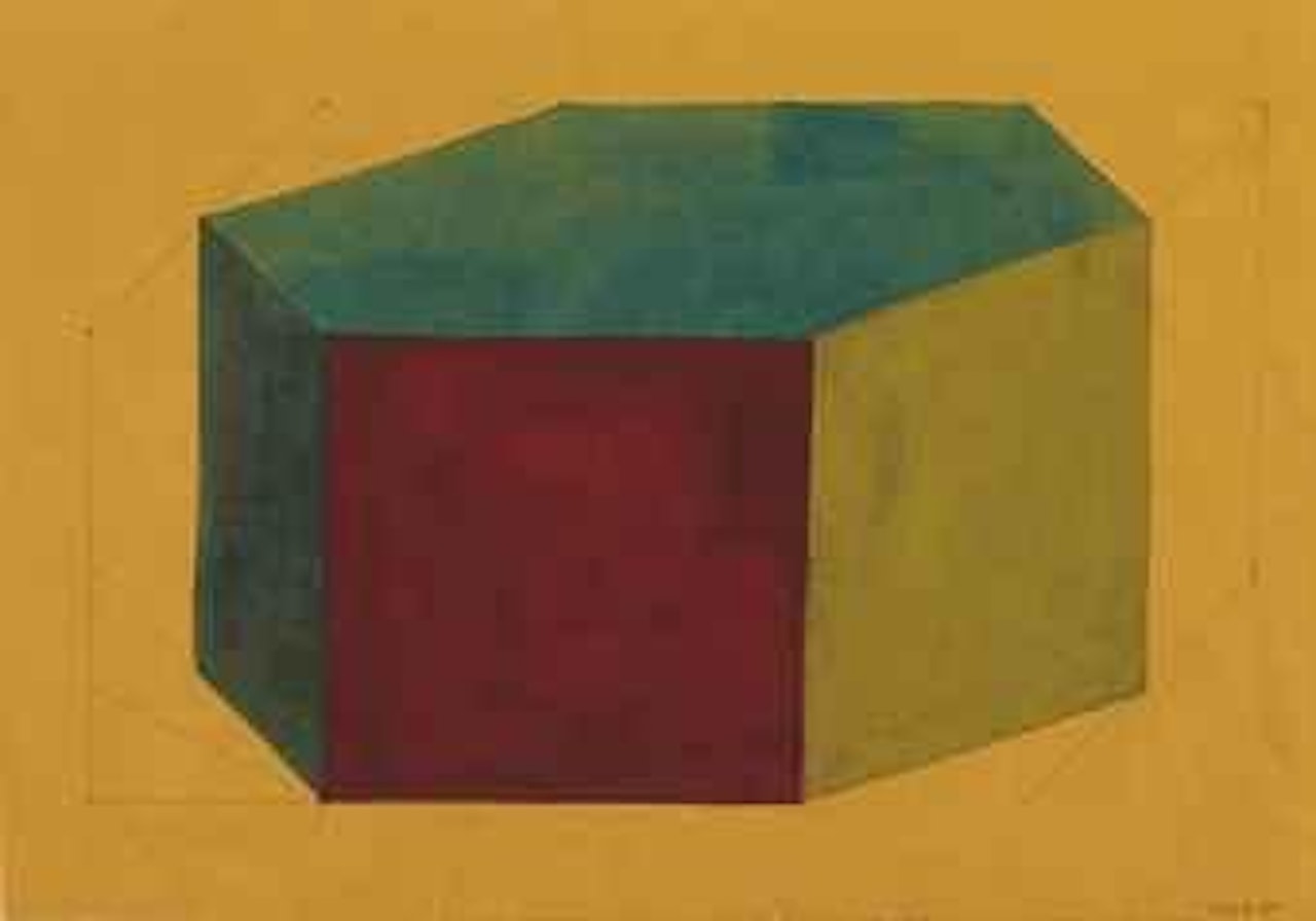 Form Derived from a Cubic Rectangle by Sol LeWitt