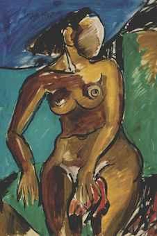 Untitled (Standing Nude) by Francis Newton Souza