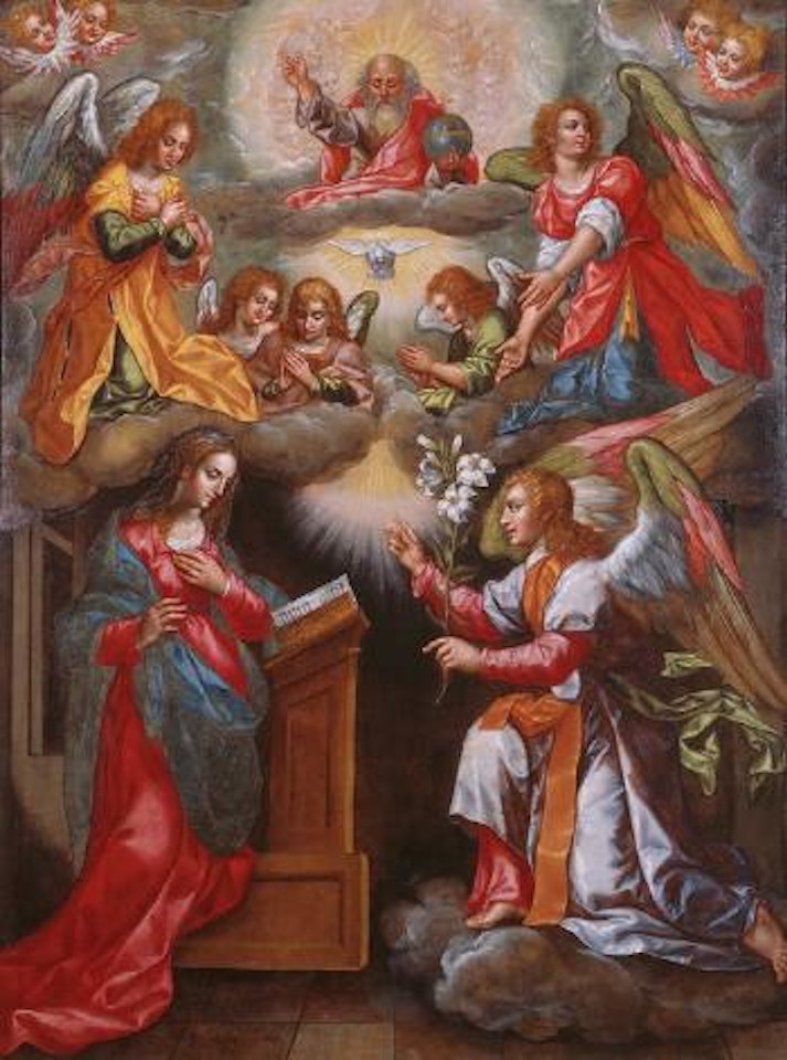 Maria Verkündigung by Hendrick de Clerck