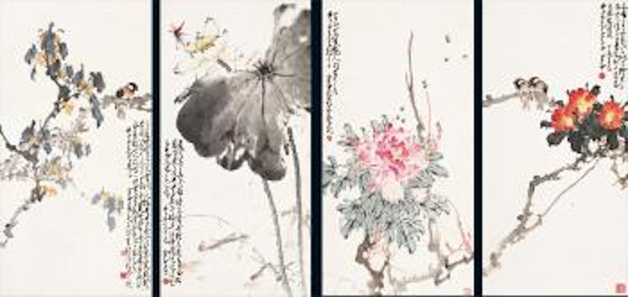 Flowers by Zhao Shao'ang