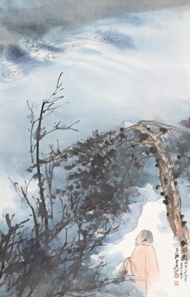 View of the sea by Zhang Daqian