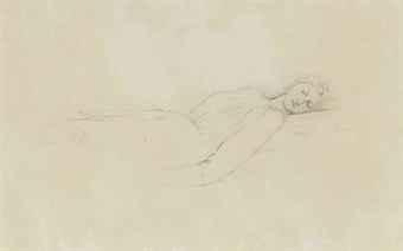 Study for 'The Legend of Briar Rose: The Rose Bower' by Edward Coley Burne-Jones