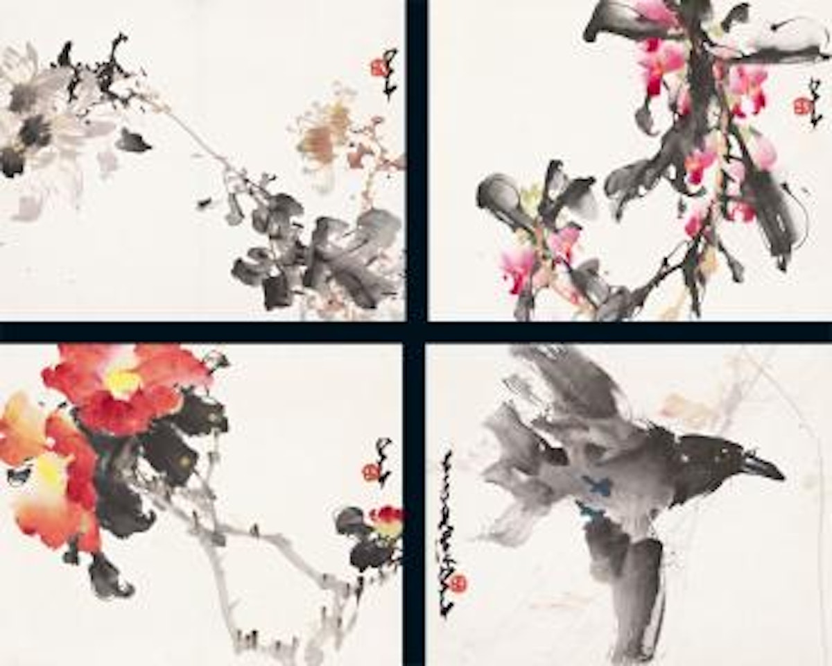 Flowers and birds by Zhao Shao'ang