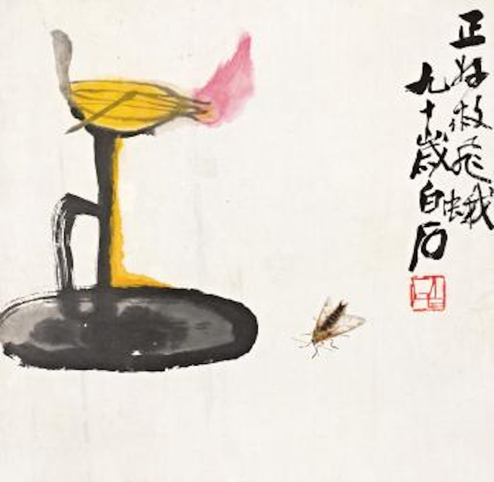 Moths by Qi Baishi