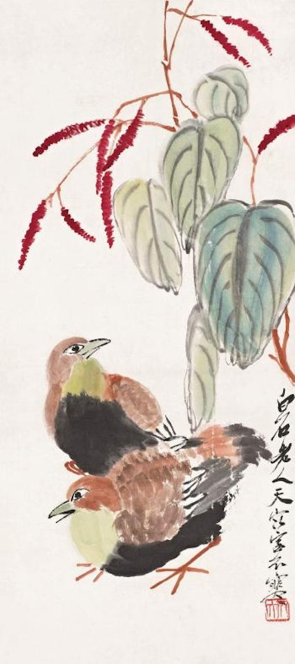 Chicken by Qi Baishi