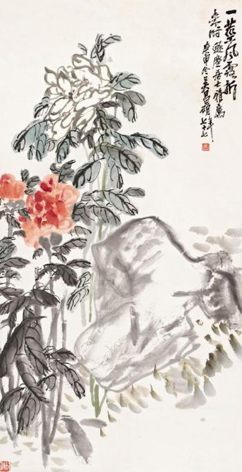 Flowers by Wu Changshuo