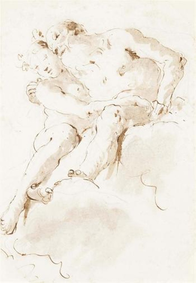 Time embracing Beauty by Giovanni Battista Tiepolo