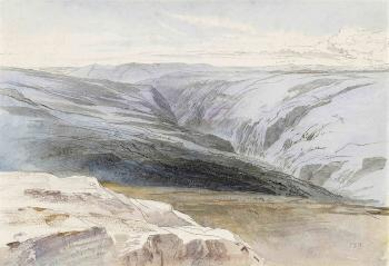 Near Khan, Lebanon by Edward Lear