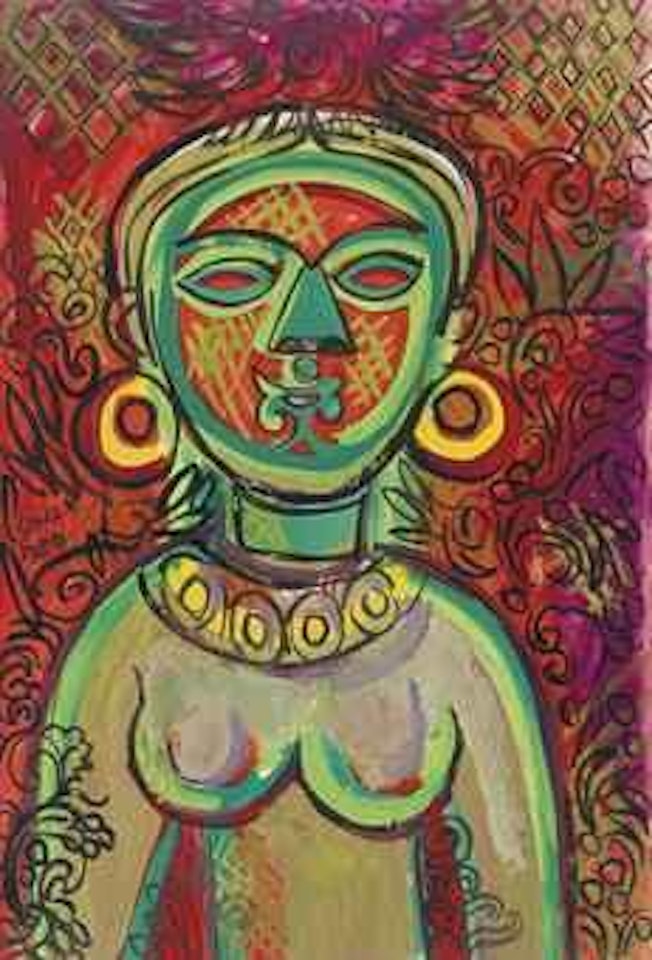 Untitled (Standing Nude) by Francis Newton Souza