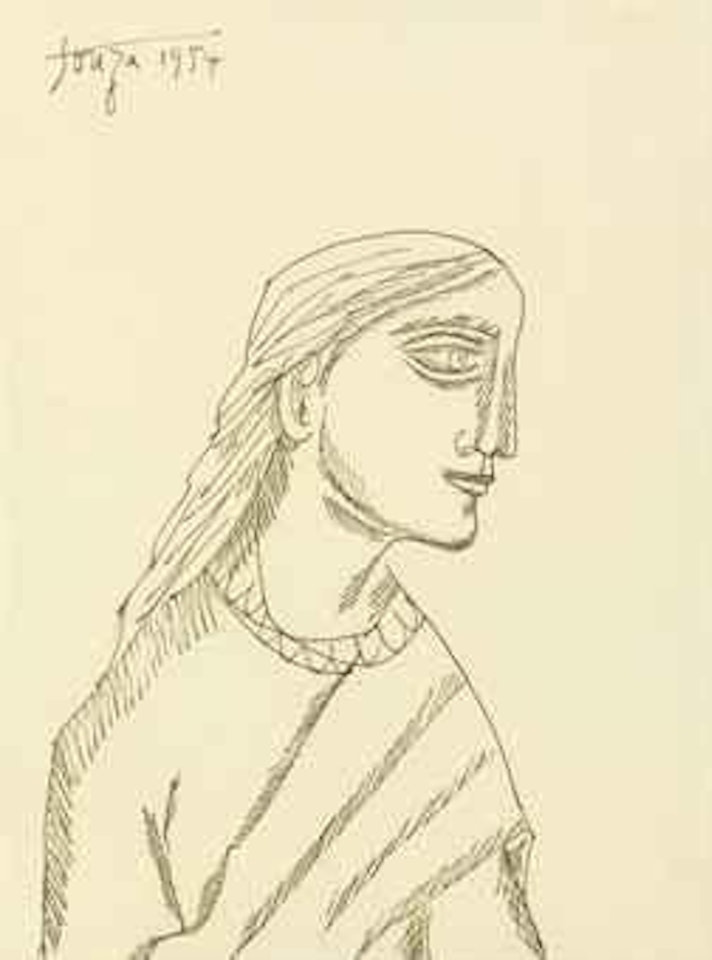 Untitled (Lady) by Francis Newton Souza