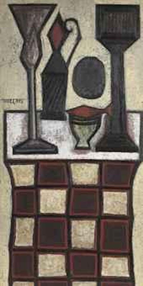 Still Life with Fish by Francis Newton Souza