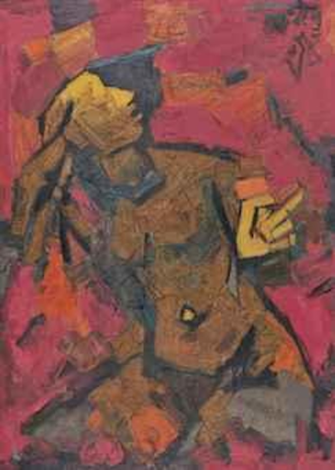 Untitled (Woman) by M.F. Husain