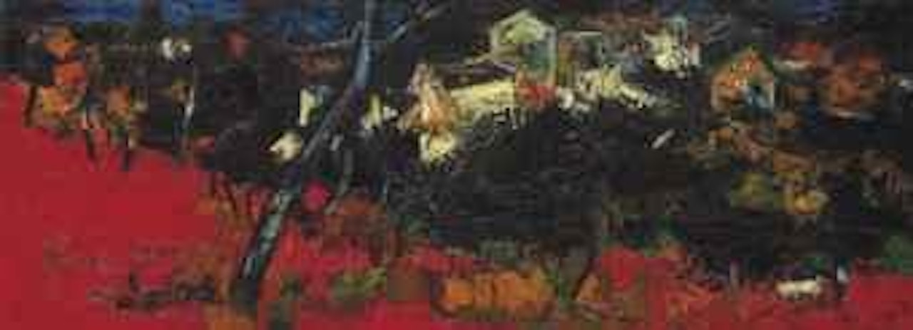 Untitled (Village) by Sayed Haider Raza