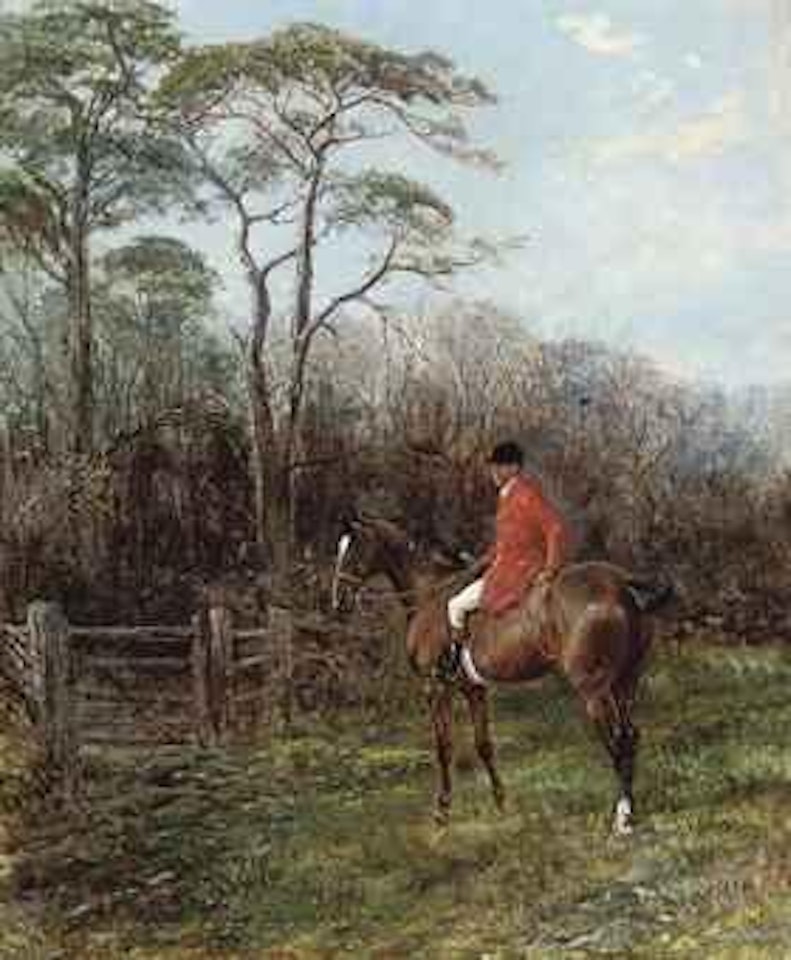 Waiting for the hunt by Heywood Hardy