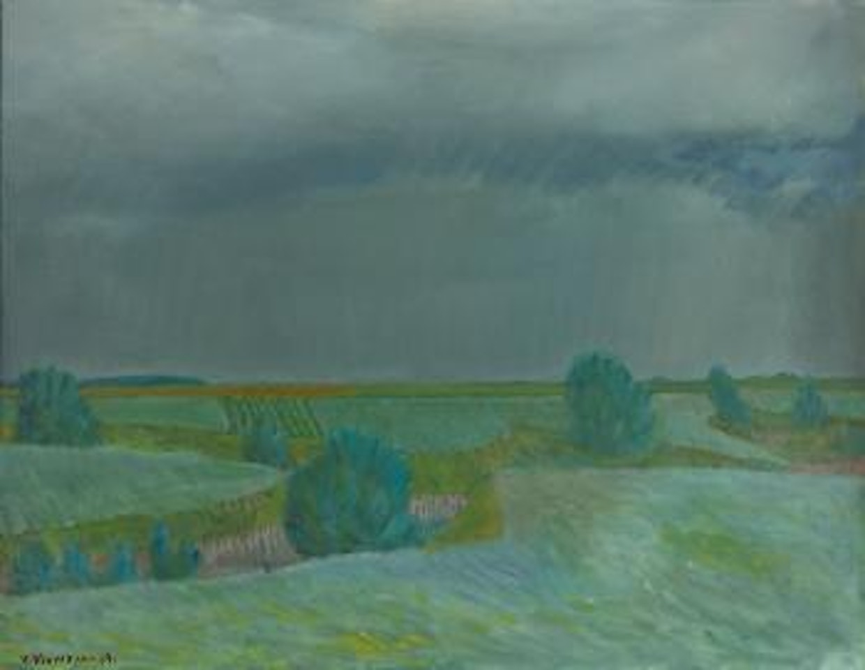 Approaching thunder by Veikko Vionoja