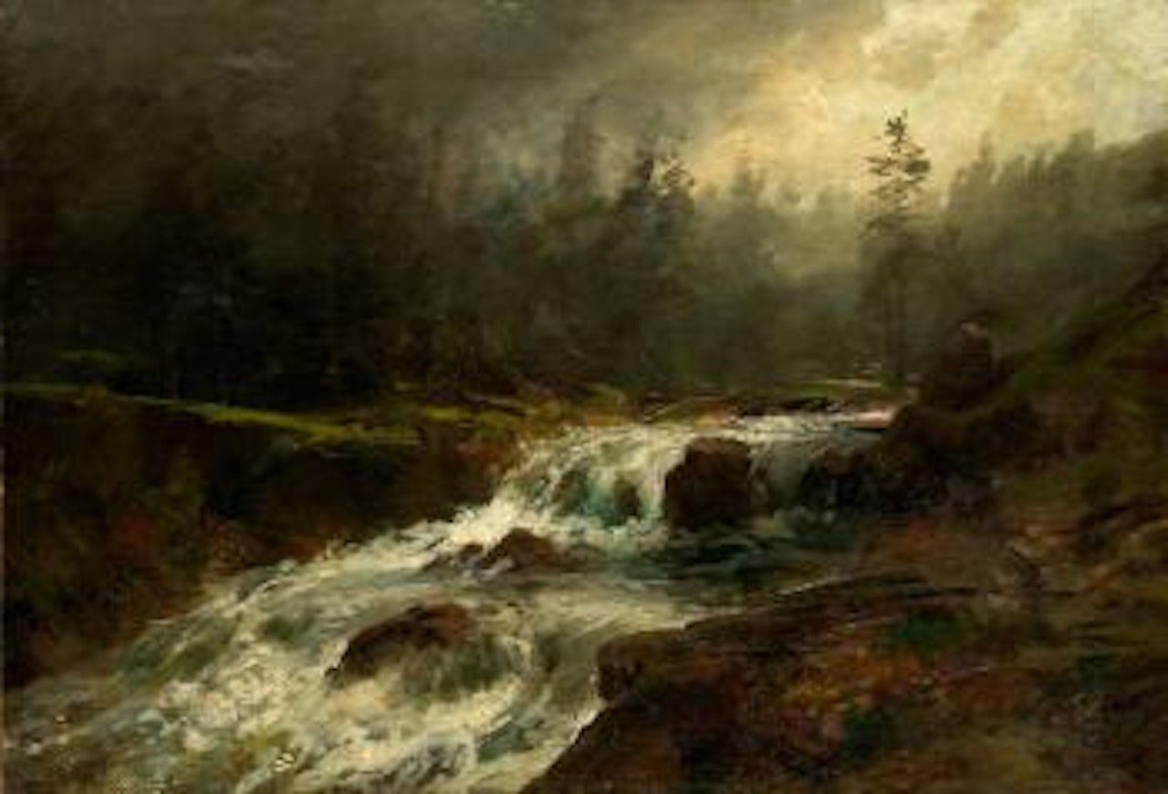 Wildbach by Alexandre Calame