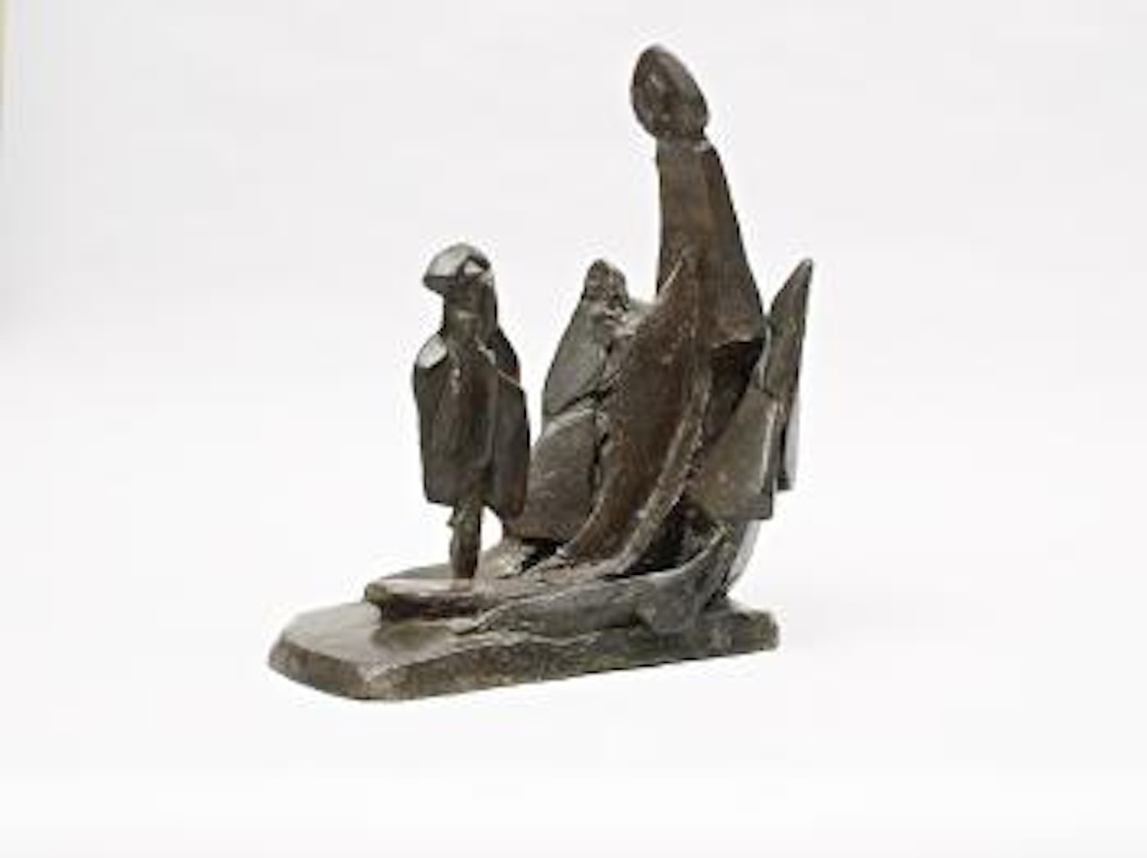 Homme sortant du marais by Isabelle Waldberg