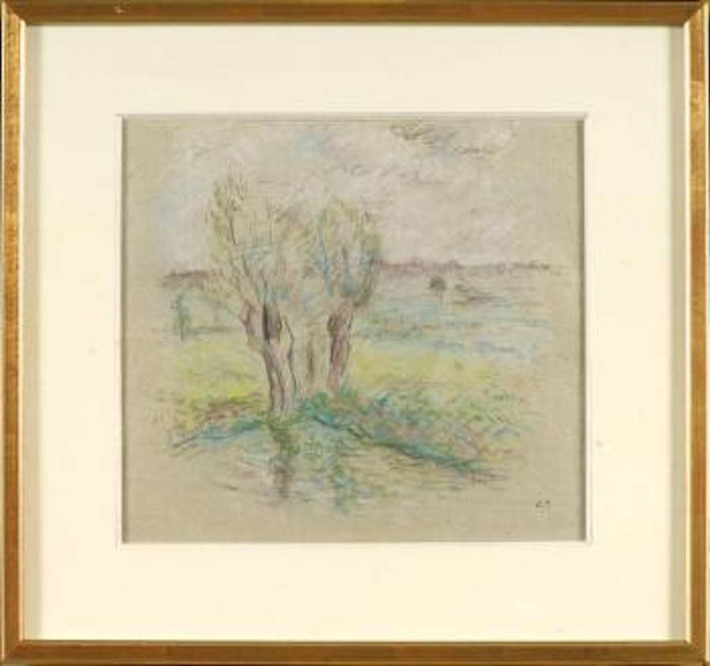 La mare aux saules by Camille Pissarro