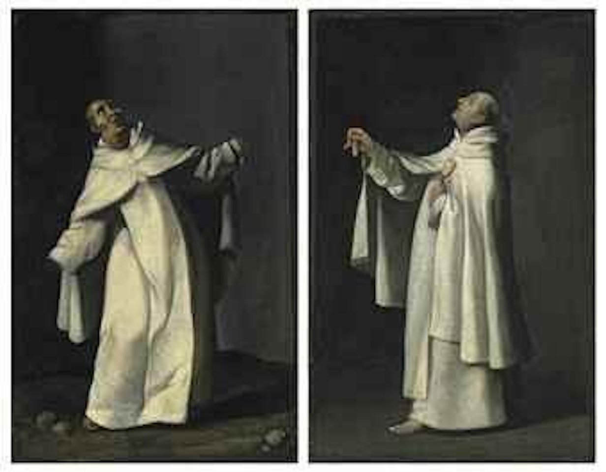 Friar Pedro de Beteta; and Friar Guillermo de Valencia by Francisco de Zurbaran