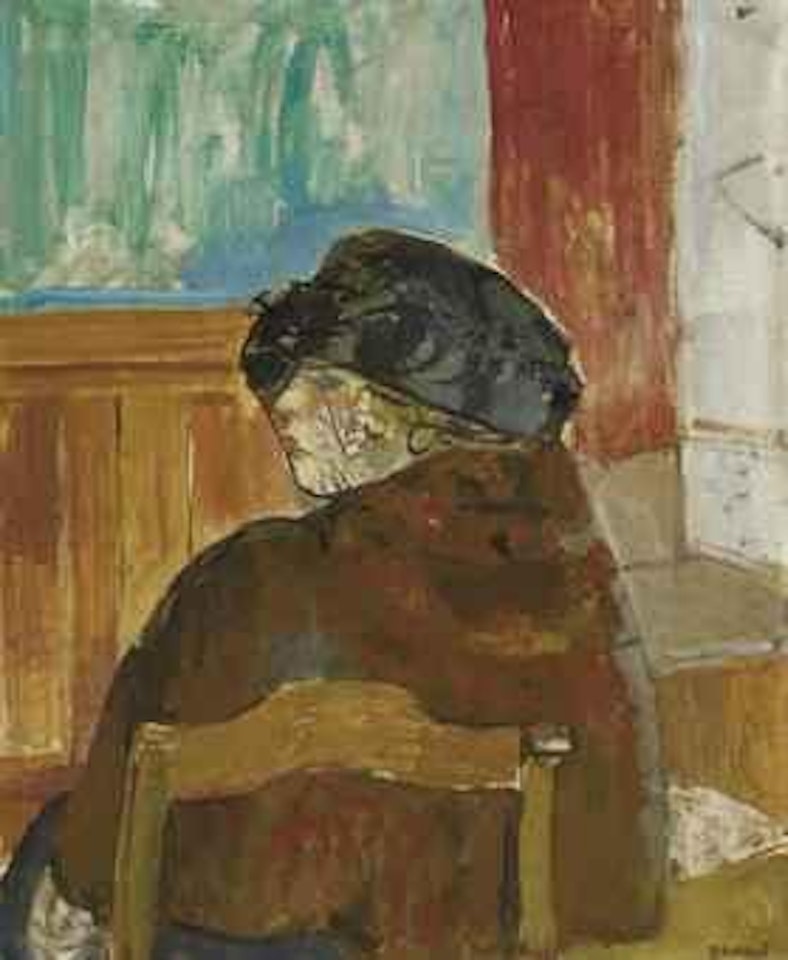 Dame im Pelz by Maurice Barraud