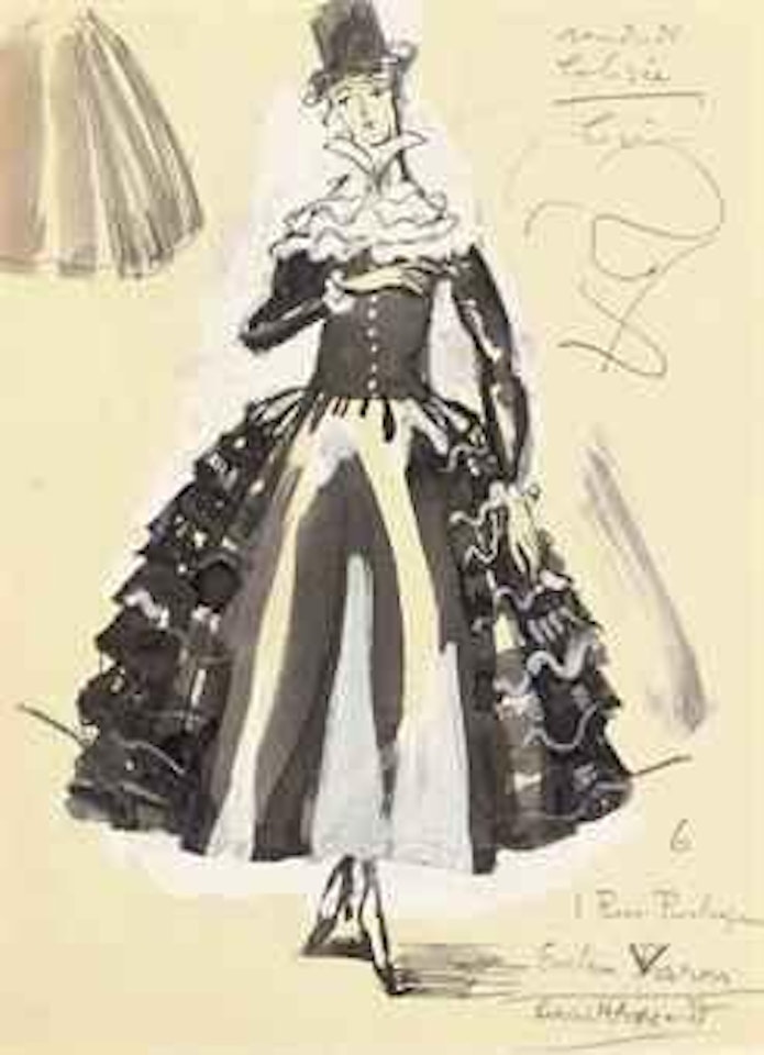 Robe de Paul Poiret by Raoul Dufy