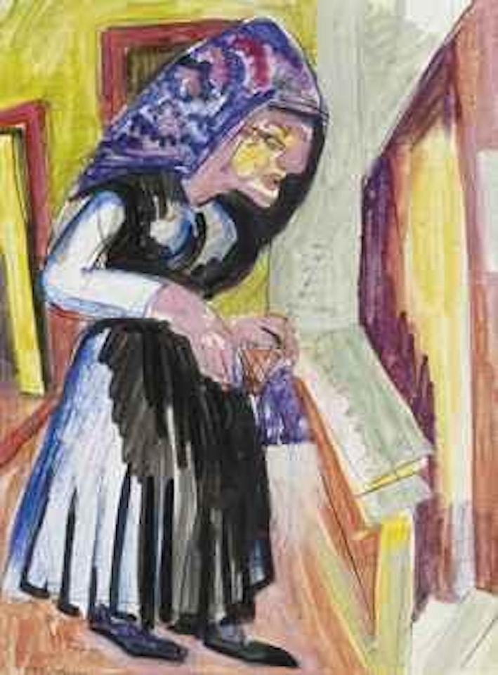 Alte Bäuerin by Ernst Ludwig Kirchner