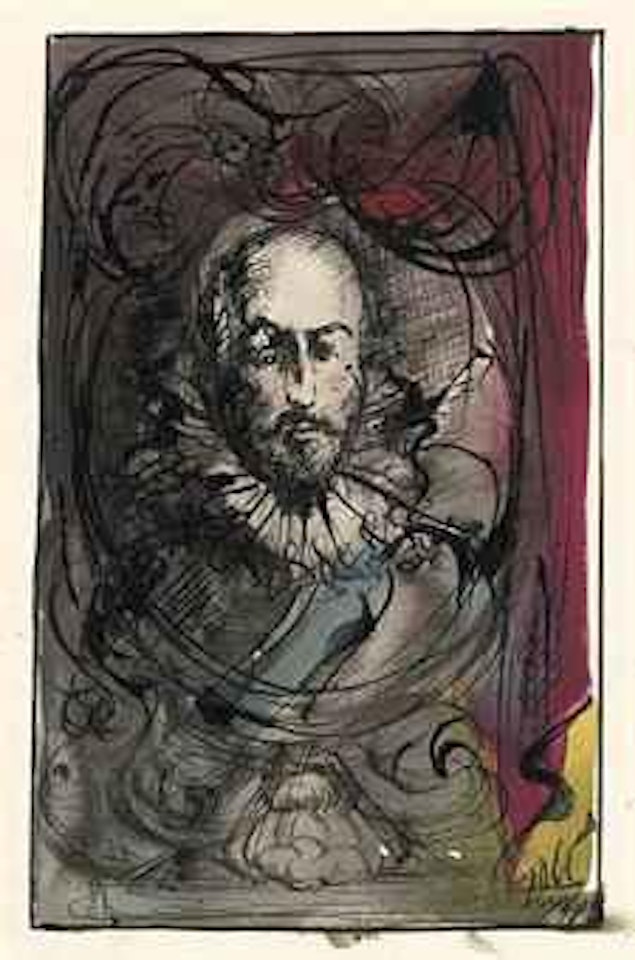 Portrait imaginaire de Michel de Montaigne by Salvador Dali