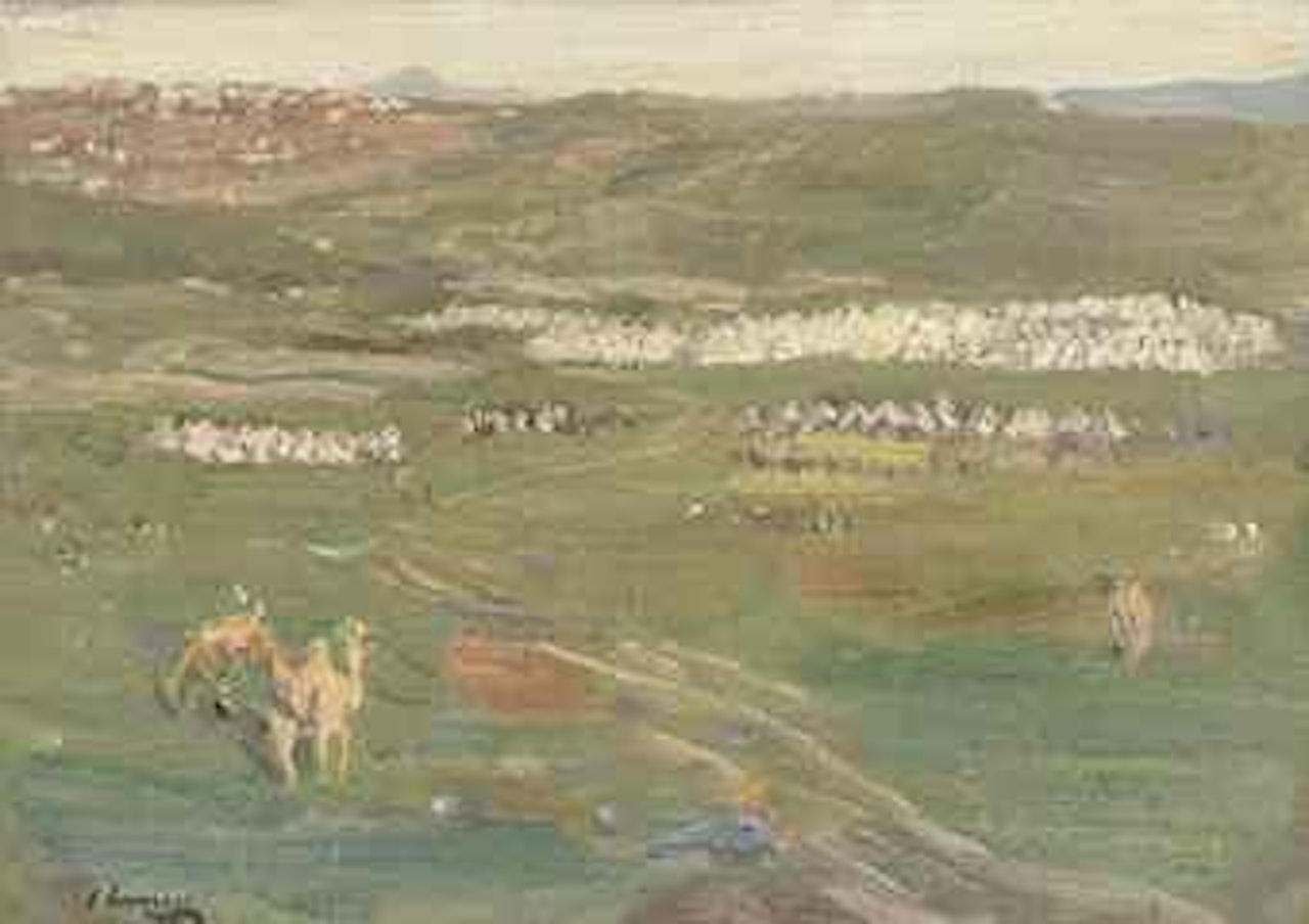 The Sultan's Camp, The Last Camp of Abdul Aziz by John Lavery