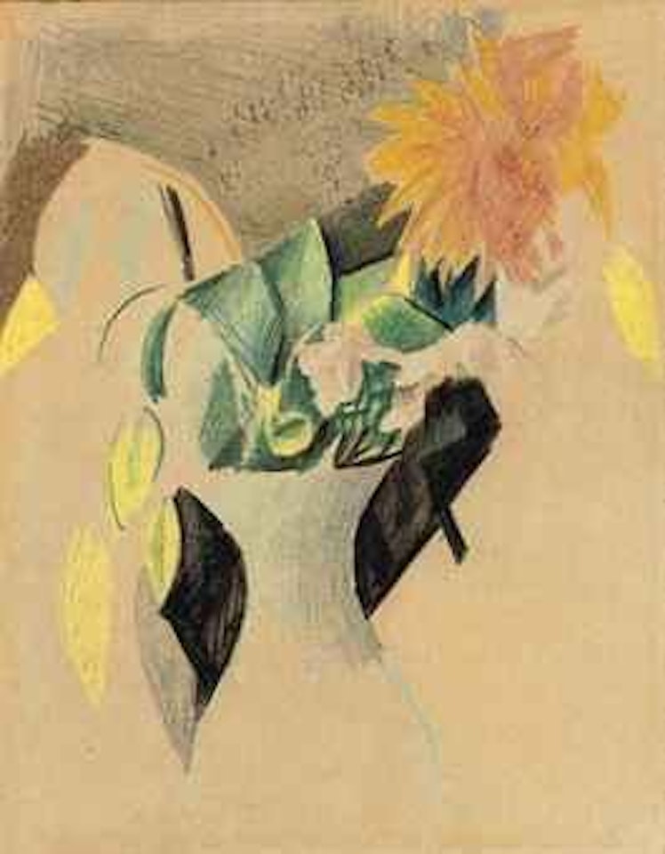 Blumen in weisser Vase II by August Macke
