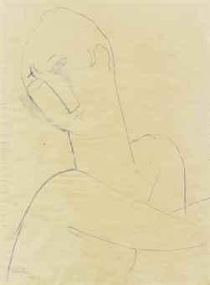 Tête by Amedeo Modigliani