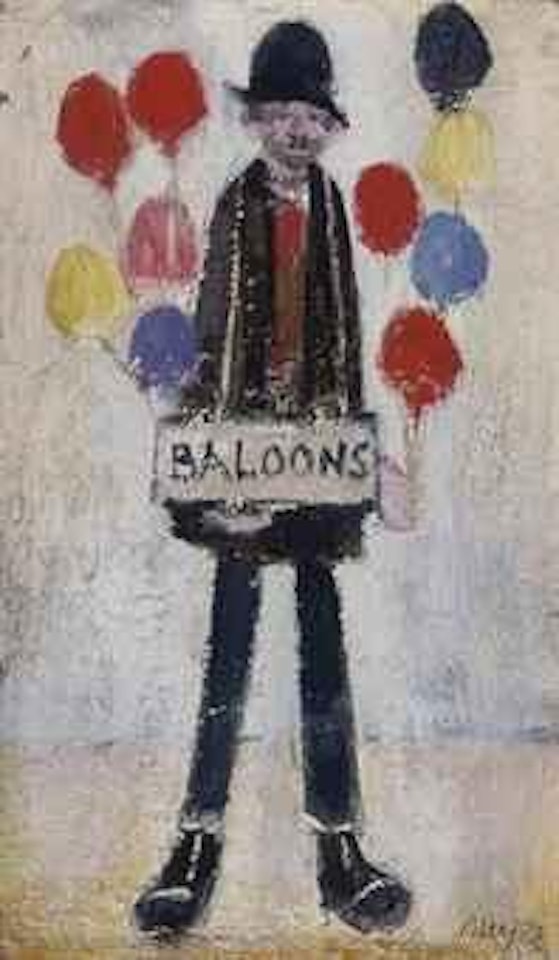 Balloon Seller by Harold Riley