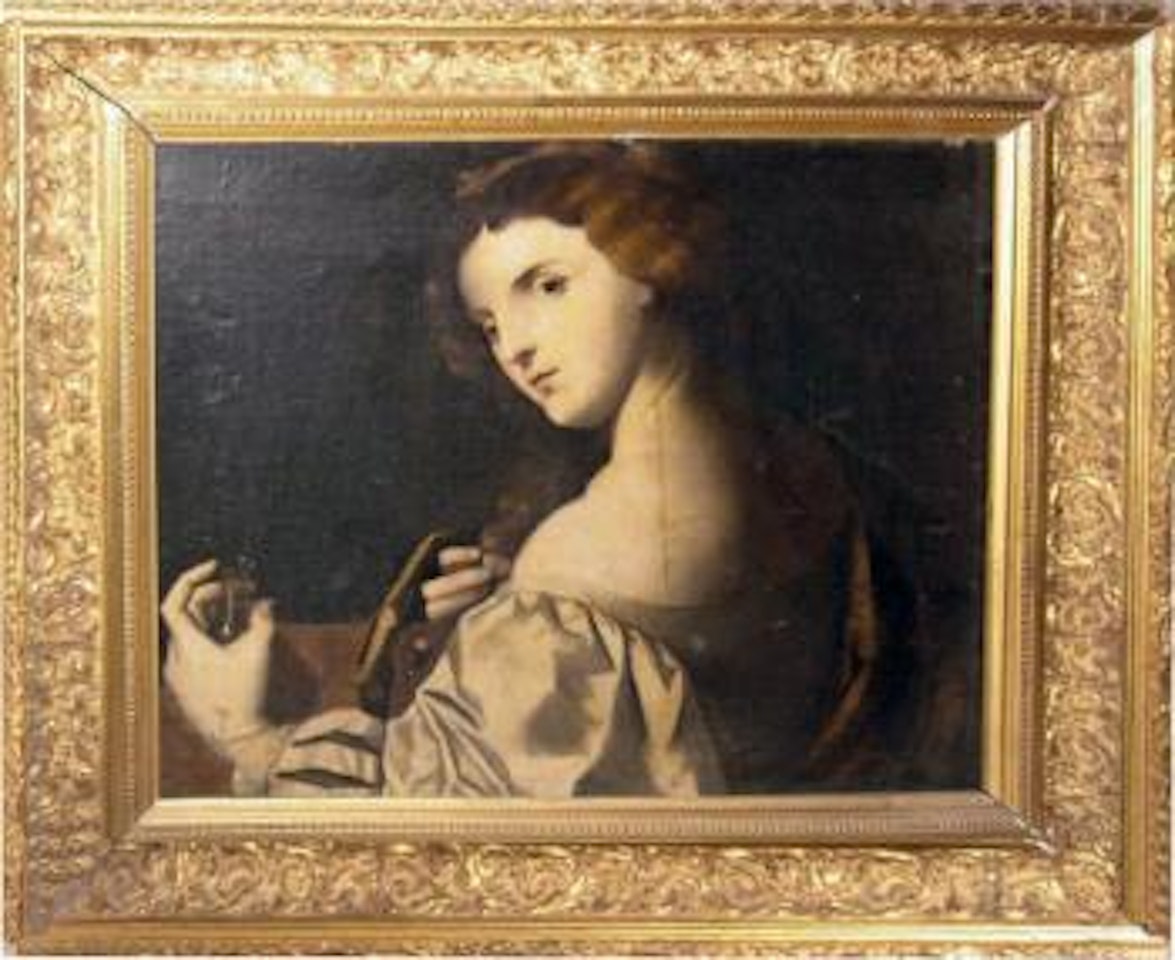 Jeune femme à la fiole by Italian School